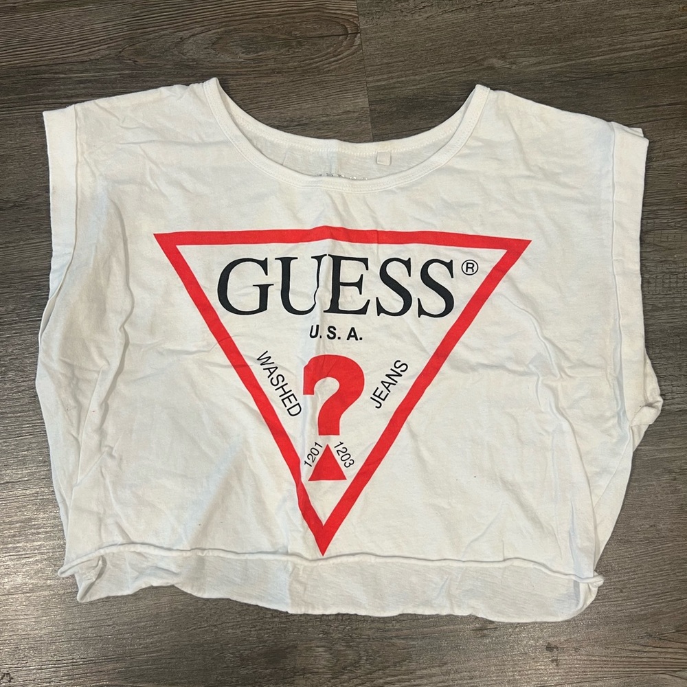 Original Guess cropped tee